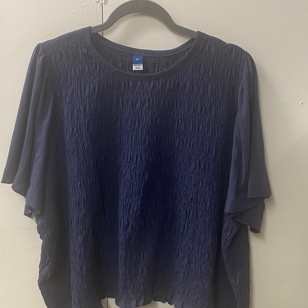 Elegant Blue Women's Top